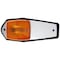 Truck-Lite Signal-Stat, Incandescent, Yellow Rectangular, 1 Bulb, Marker Clearance Light, Pc, Silver 1350A - alternate 1